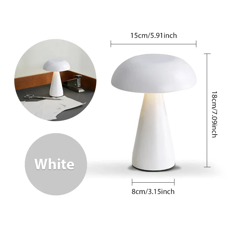 GlowMush Retro Mushroom Table Lamp