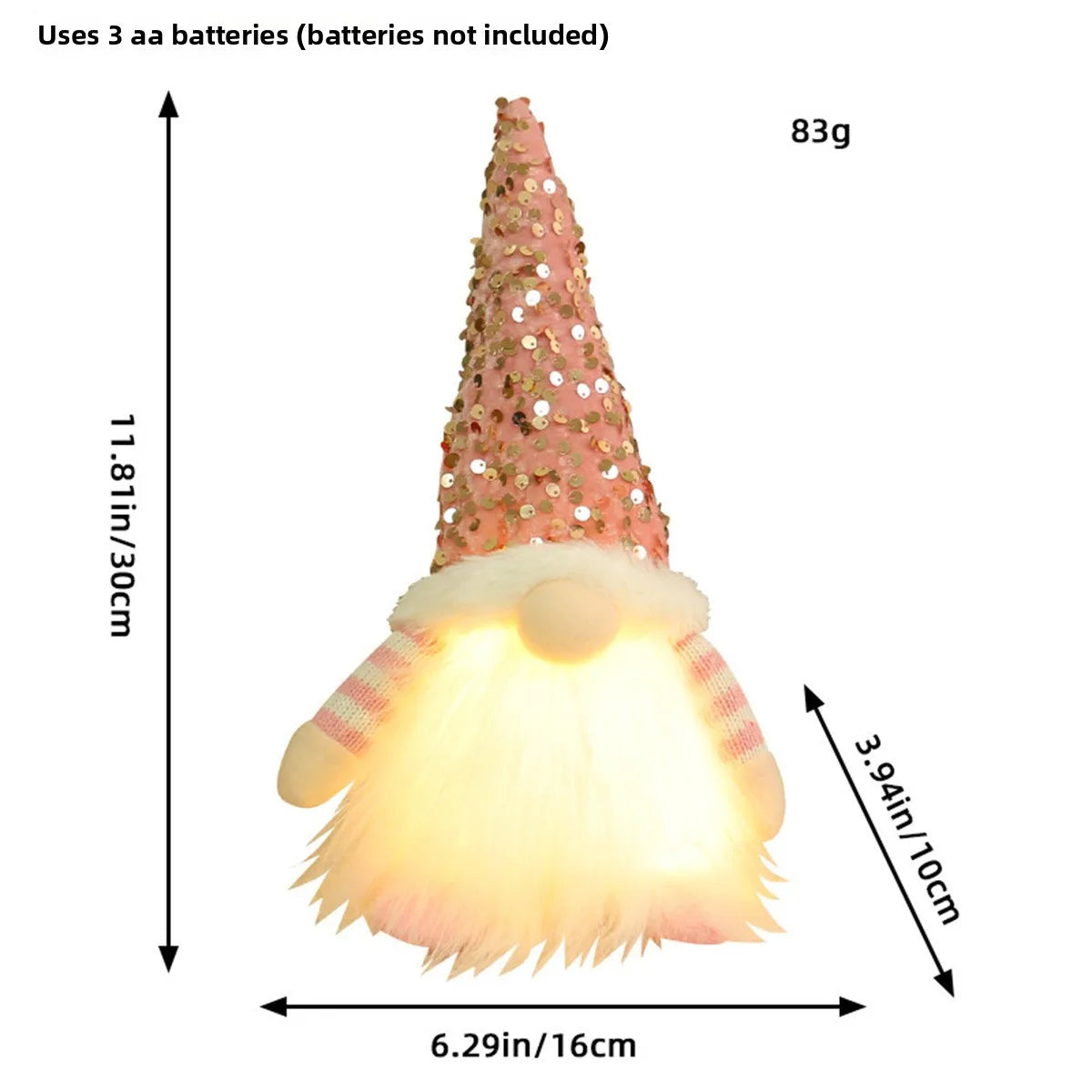 Glowing Christmas Gnome