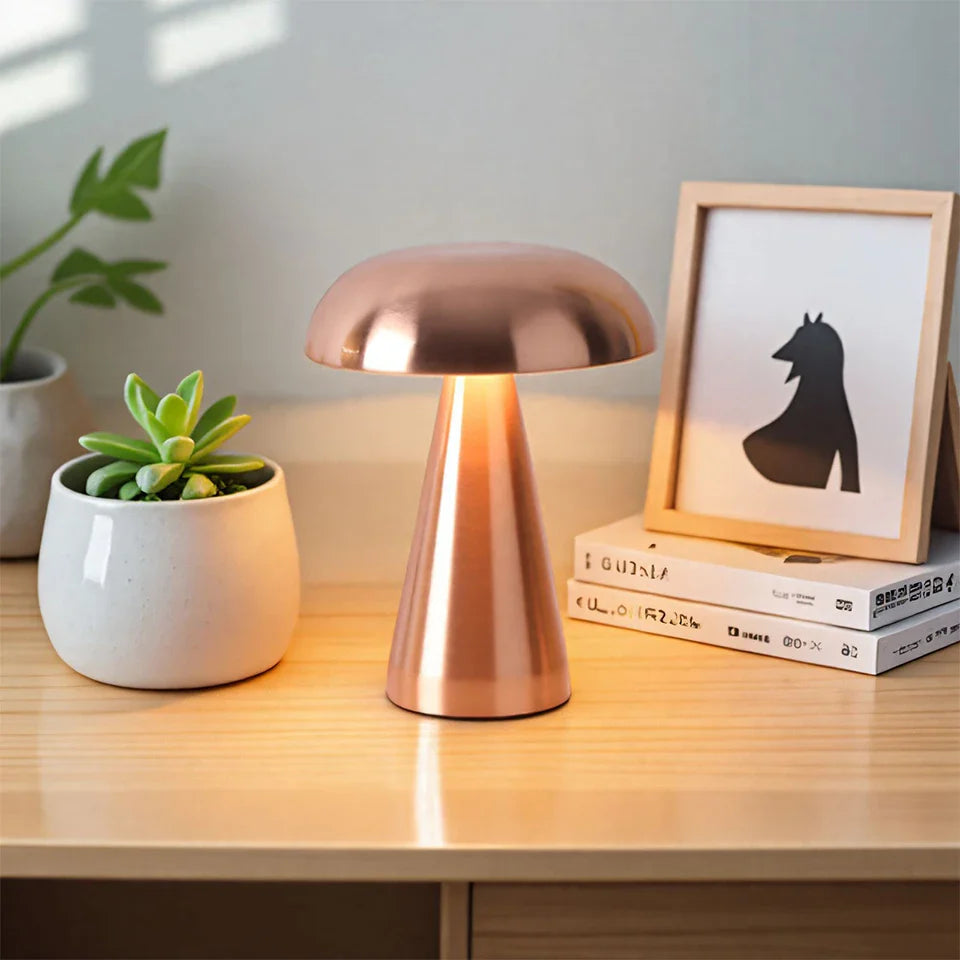 GlowMush Retro Mushroom Table Lamp