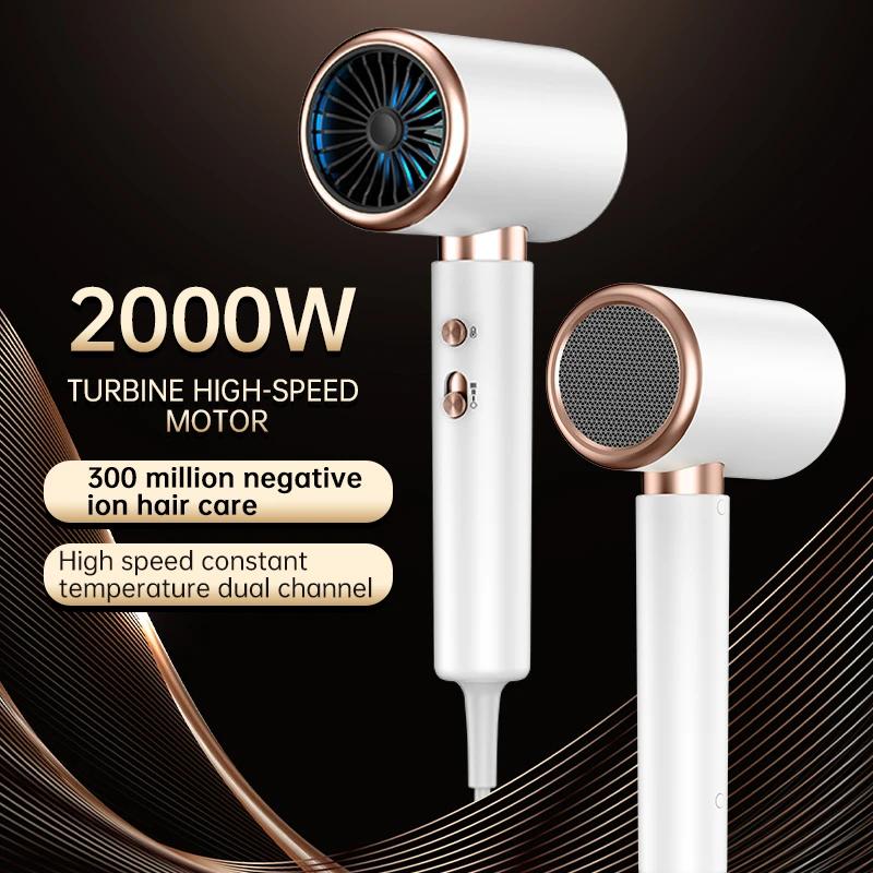 2000W Professional Ionic Hair Dryer with Cool Shot