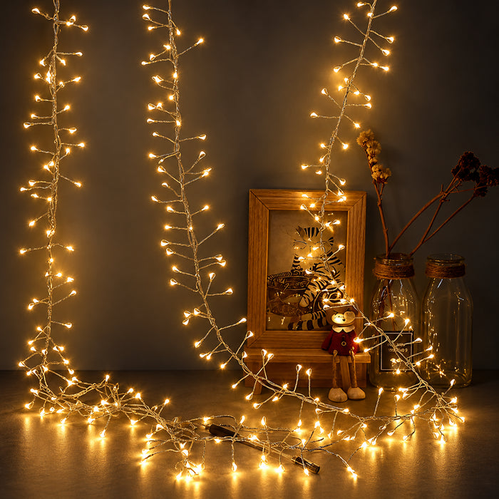 Silver Wire Cluster Lights