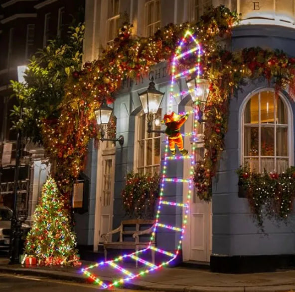 Climbing Santa Lights - 3M  Color