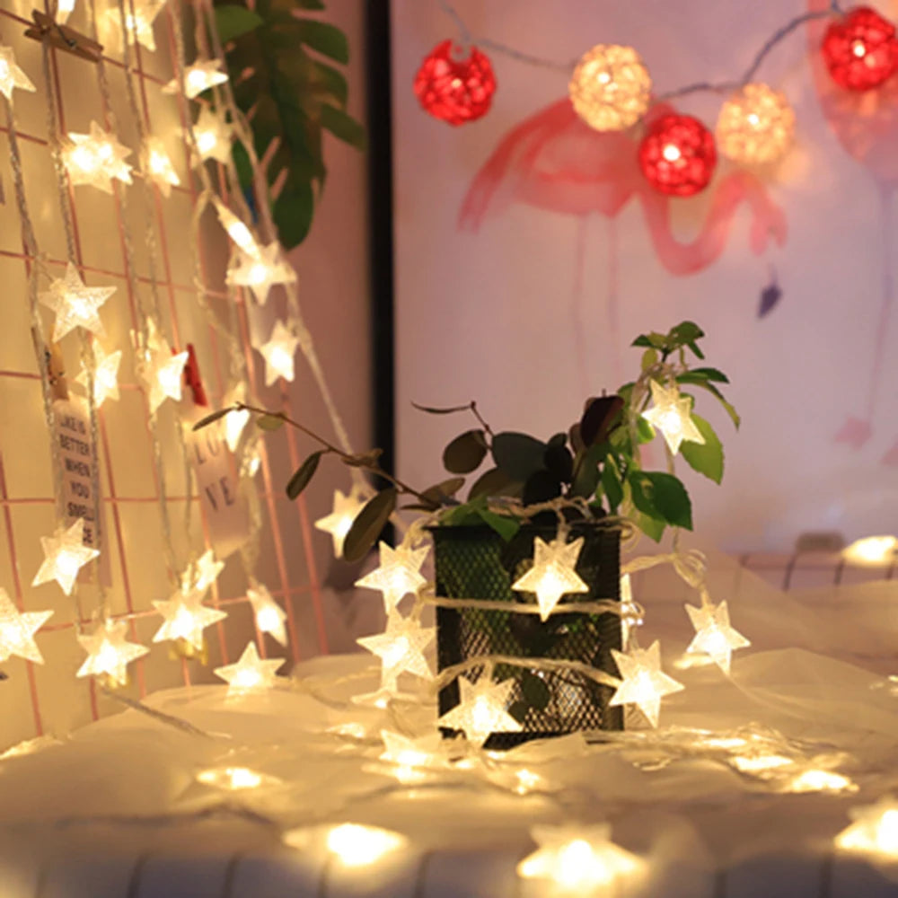 Christmas Star String Lights