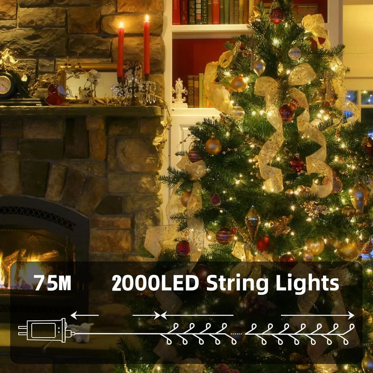 Remote LED Cluster Lights