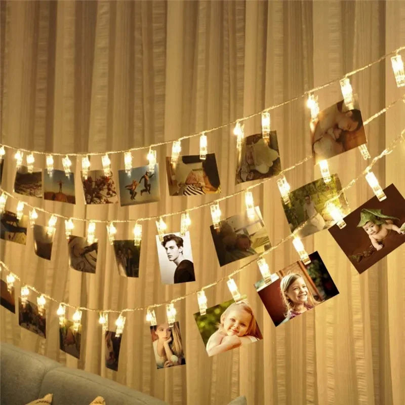 Photo Clip Fairy Lights