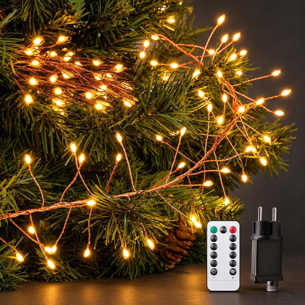 Copper Wire Cluster Lights