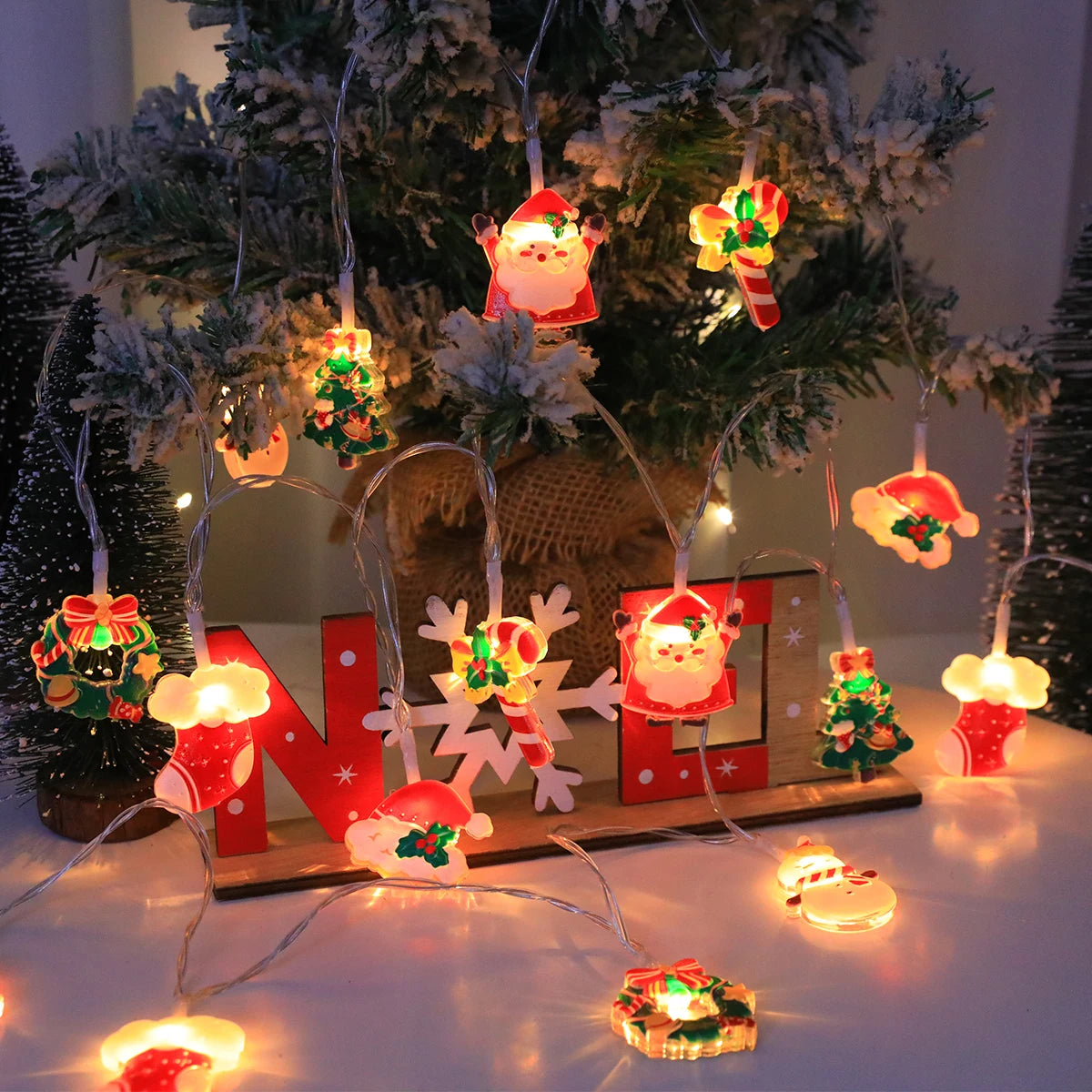 Festive Character String Lights