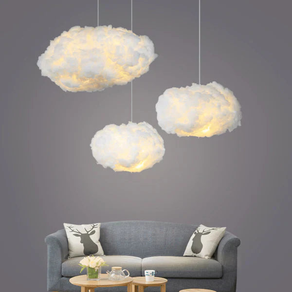CloudAura LED Ceiling Lamp | Soft Cloud Light for Bedroom & Home Décor