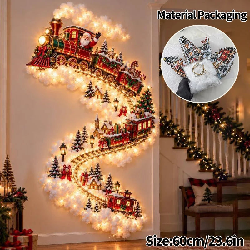 Santa Sleigh Wall Light - S2