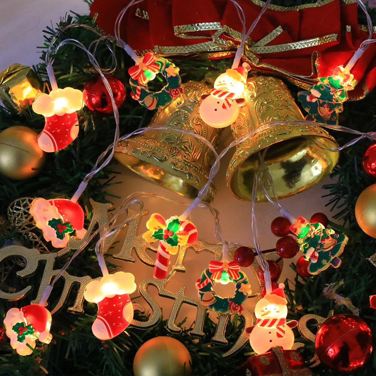 Festive Character String Lights