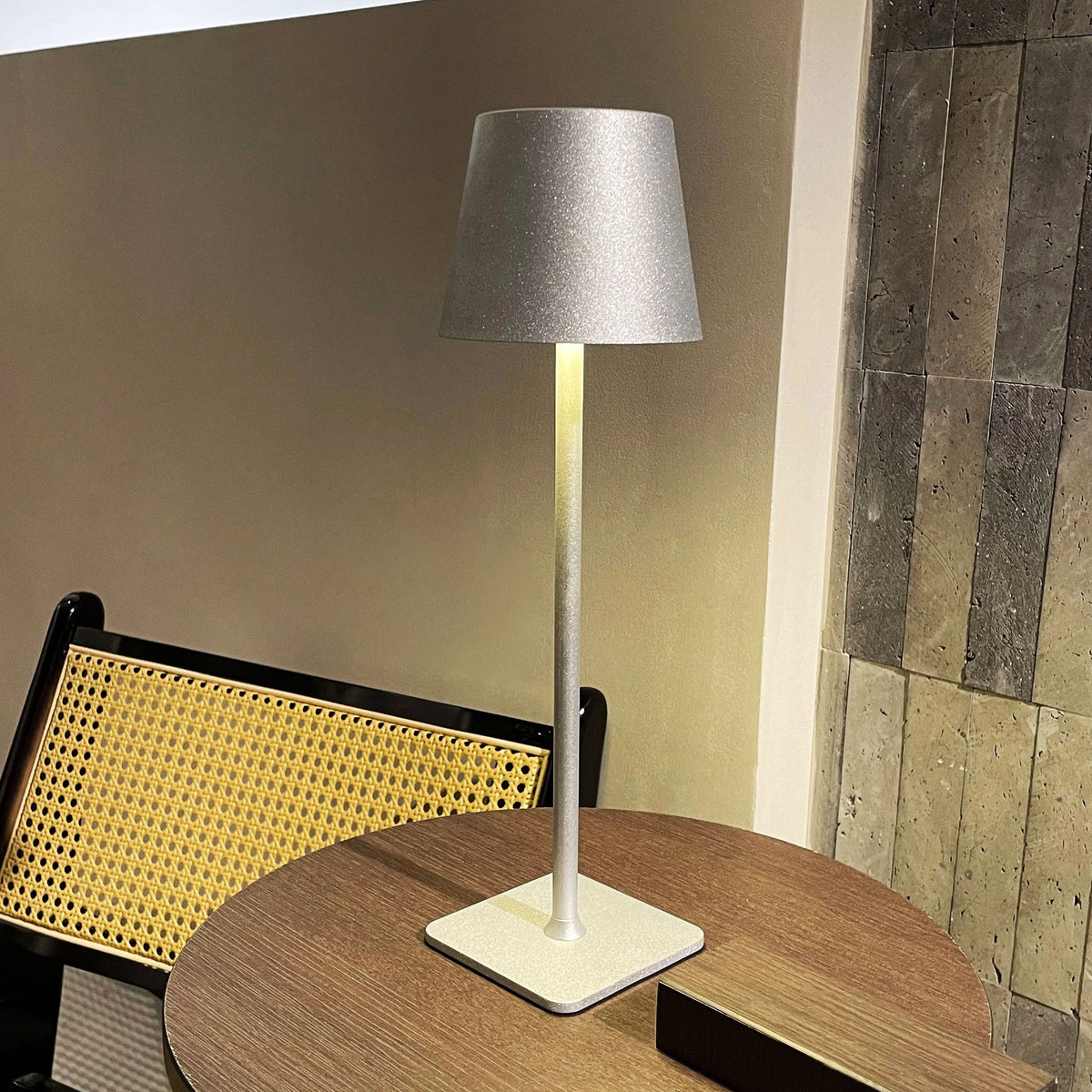 LumiTone Rechargeable LED Table Lamp | Wireless Touch Lamp with 10 Colour Modes