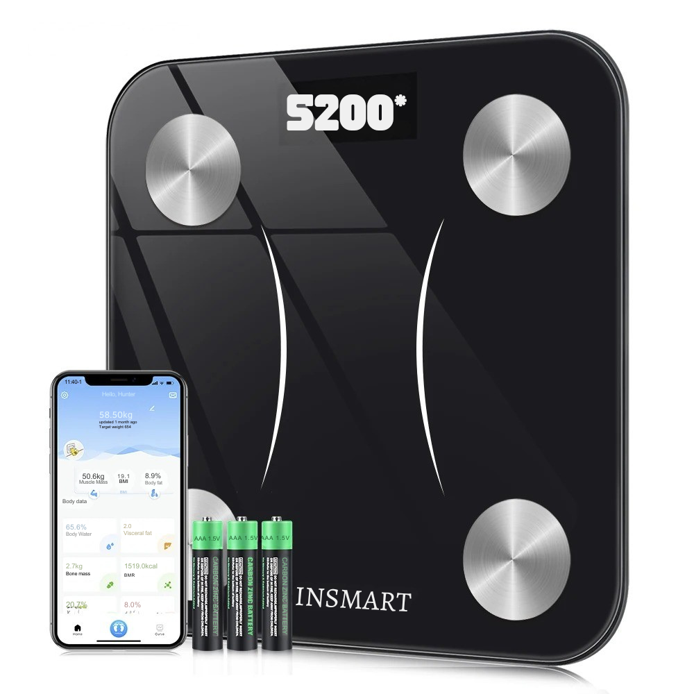 Smart Body Composition Scale with Bluetooth and WiFi
