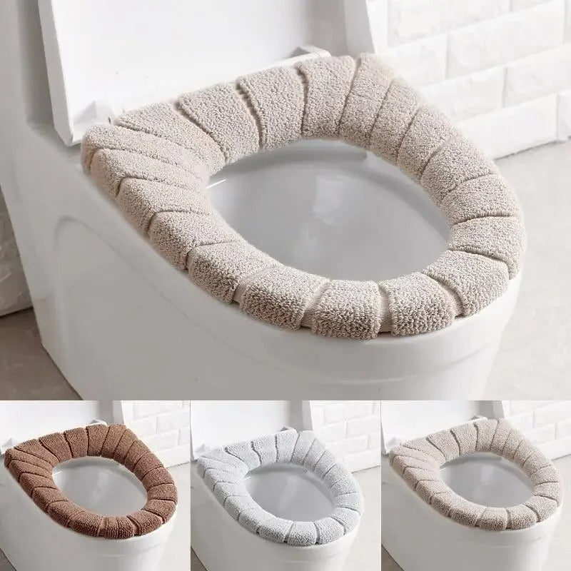 Soft Washable Toilet Seat Cover – Warm Acrylic Mat