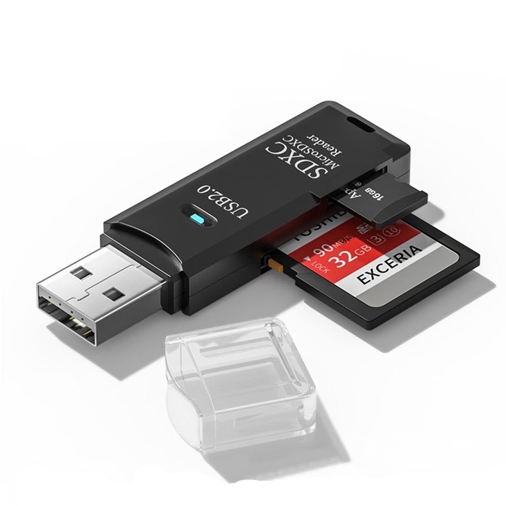 USB 3.0 Card Reader for Micro SD and TF Cards

