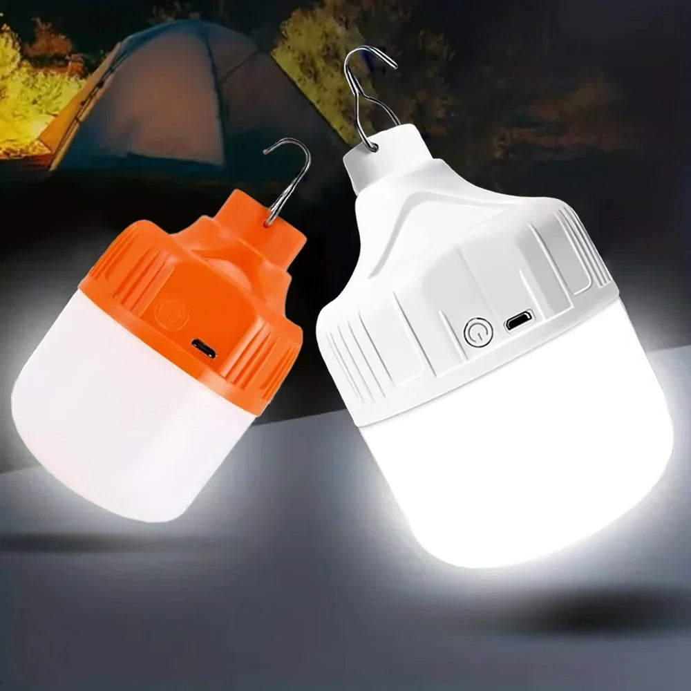 USB Rechargeable LED Camping Light with Hanging Hook