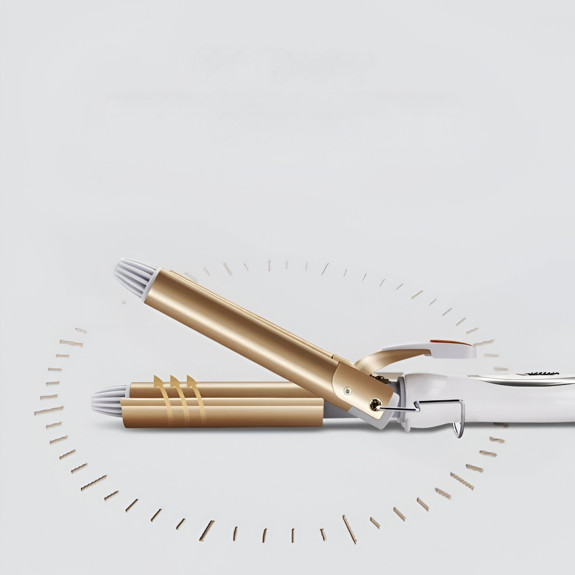 Triple Barrel Curling Iron Ceramic Tourmaline Beach Waves