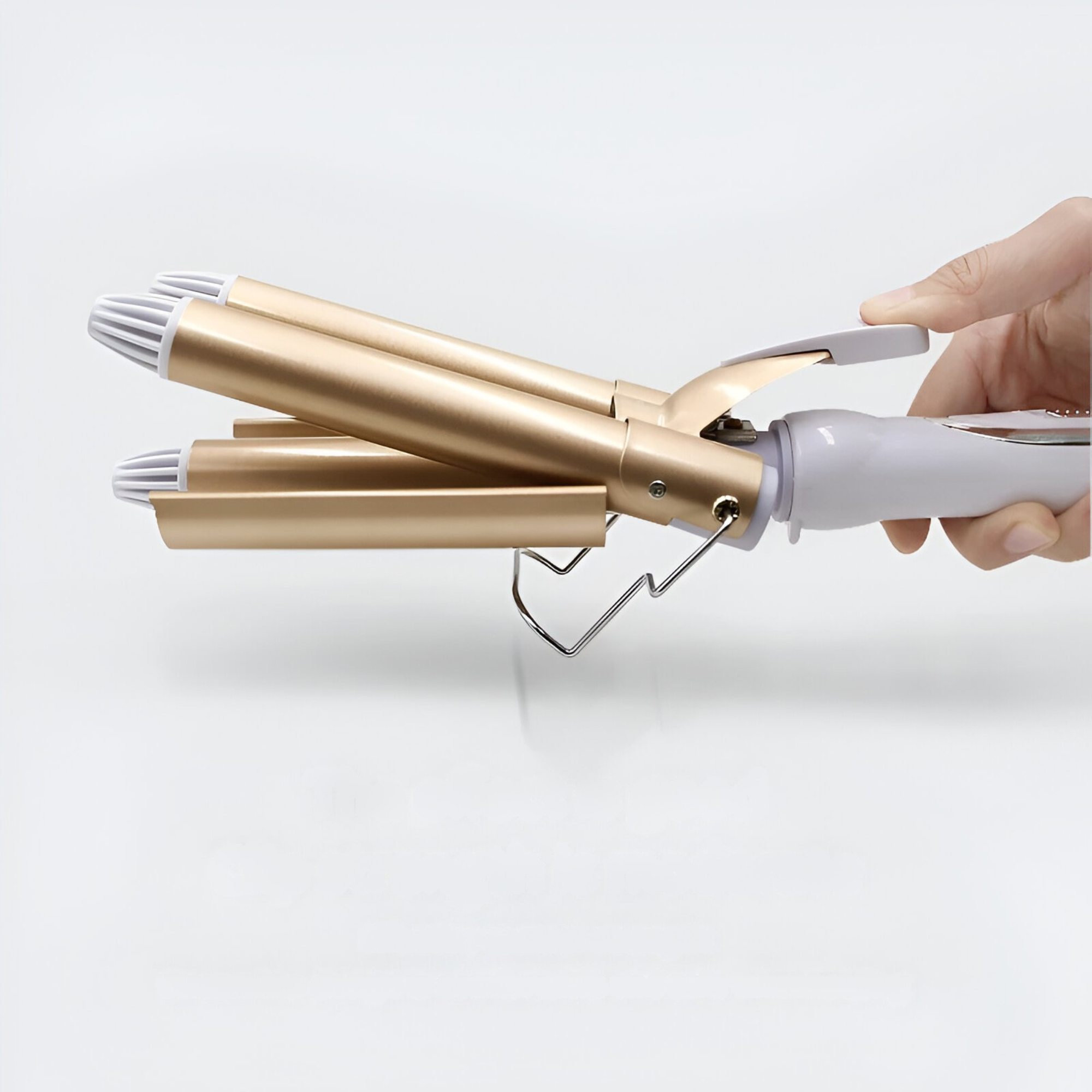 Triple Barrel Curling Iron Ceramic Tourmaline Beach Waves