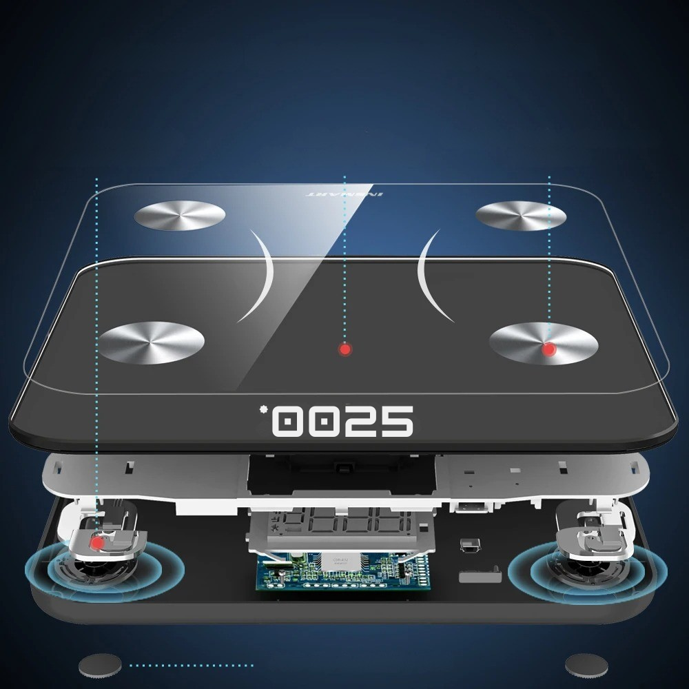 Smart Body Composition Scale with Bluetooth and WiFi