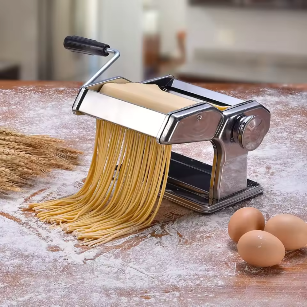Manual Pasta Maker Machine Stainless Steel Noodle Roller
