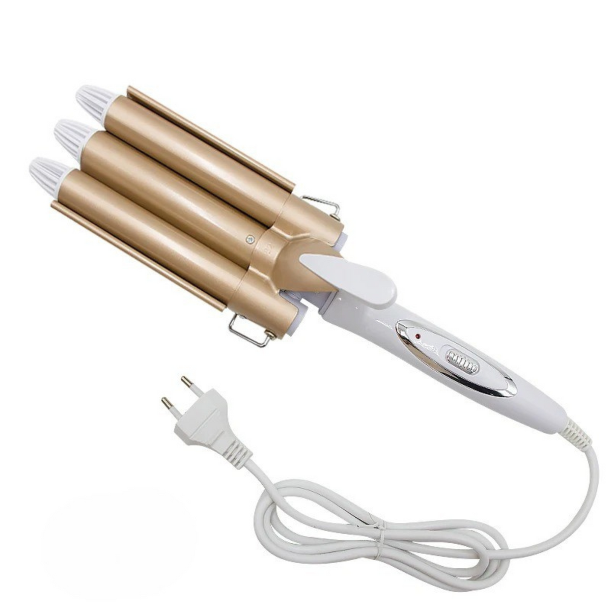 Triple Barrel Curling Iron Ceramic Tourmaline Beach Waves