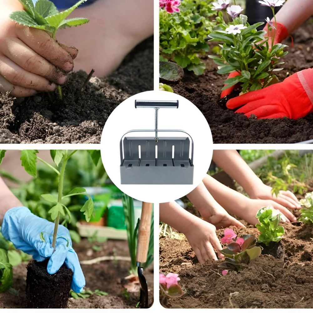 Handheld Soil Block Maker Eco-Friendly Seedling Tool