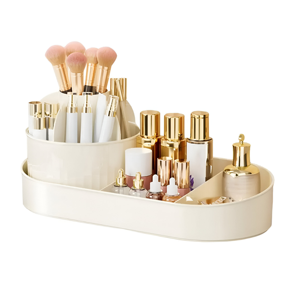 360° Rotating Makeup Organizer Cosmetic Storage Box