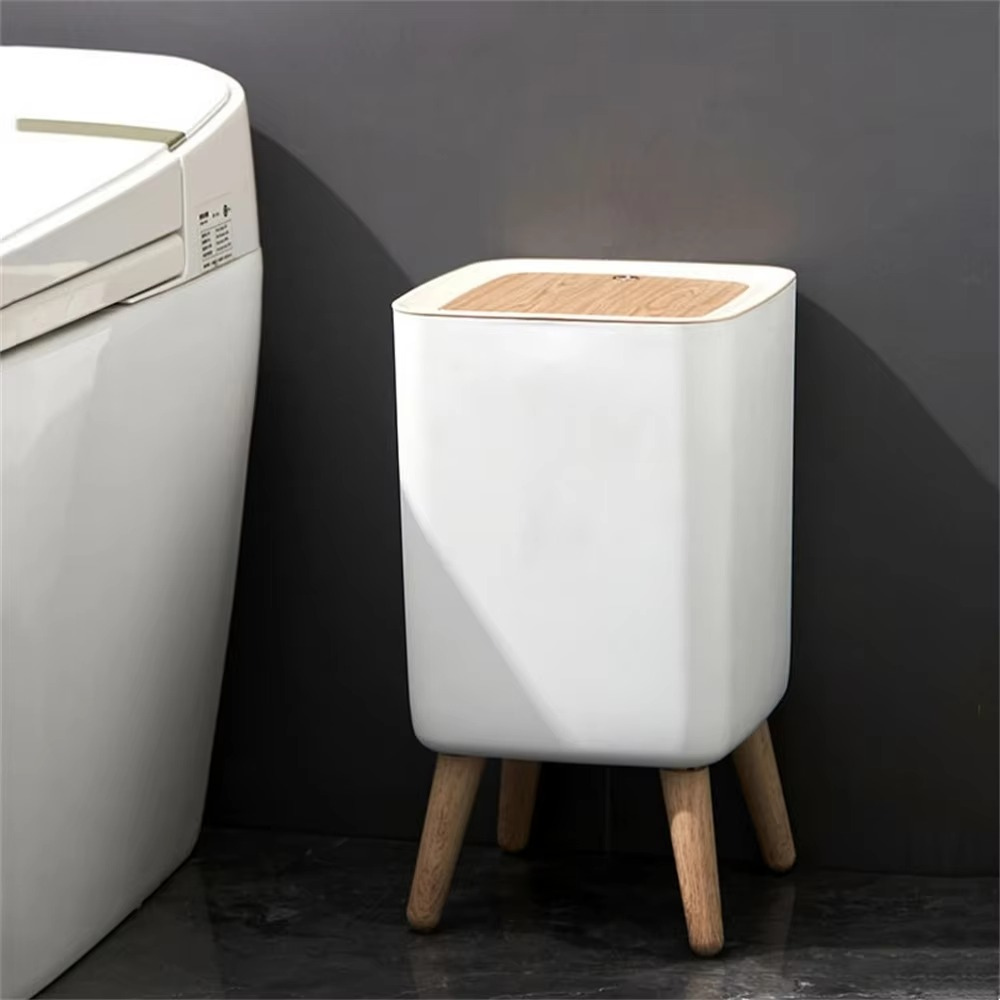 Foot Pedal Trash Can Odor-Sealed Hygienic Bin
