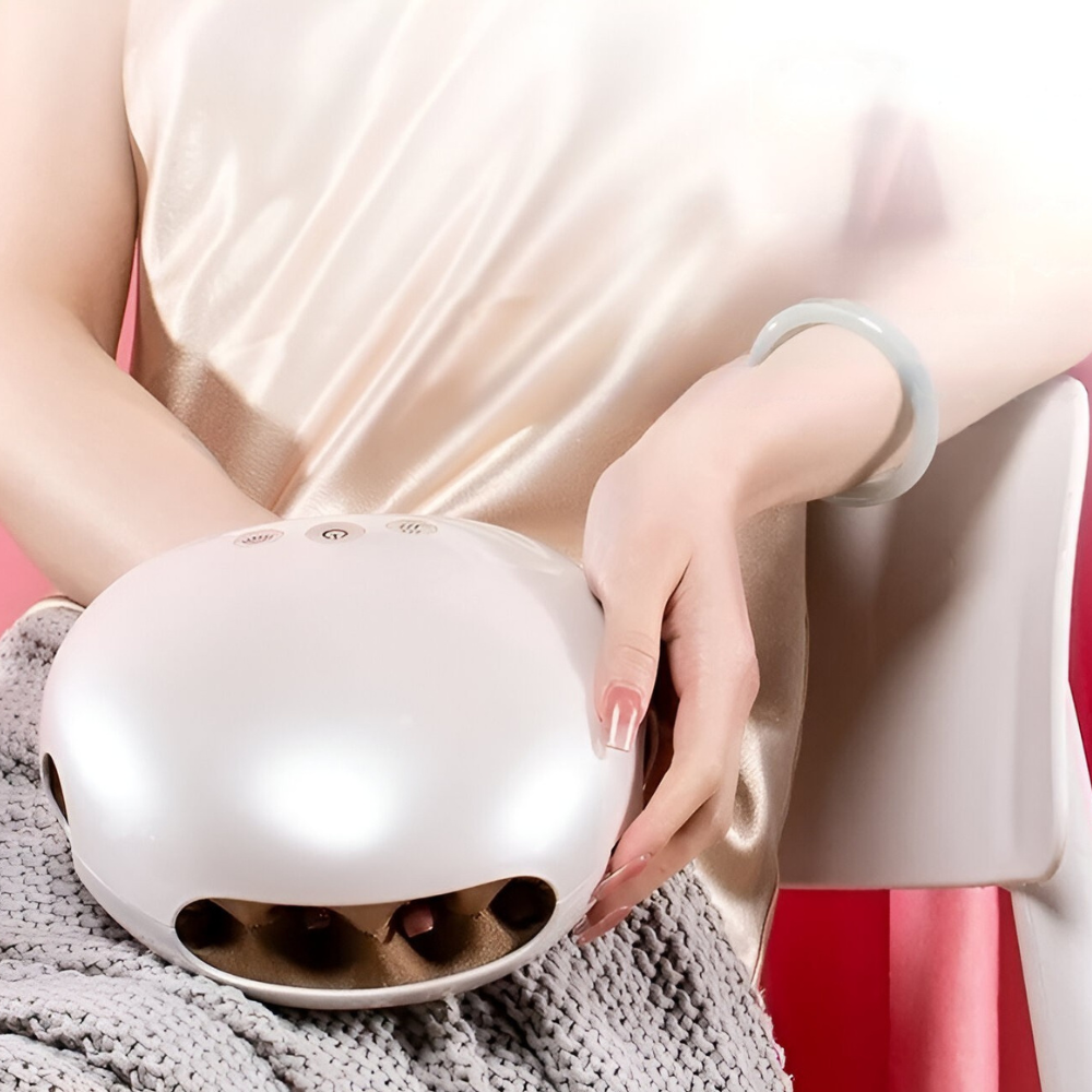 Electric Hand Massager with Heat Therapy and Compression