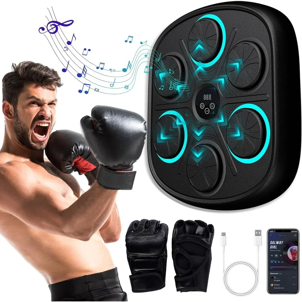 Smart Music Boxing Machine Wall Mounted Training Device