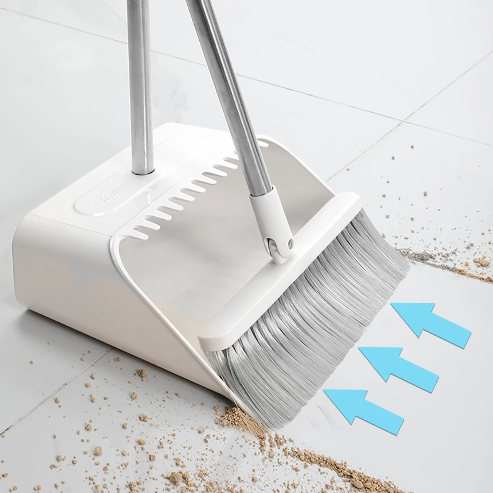 3 in 1 Broom Dustpan and Squeegee Set