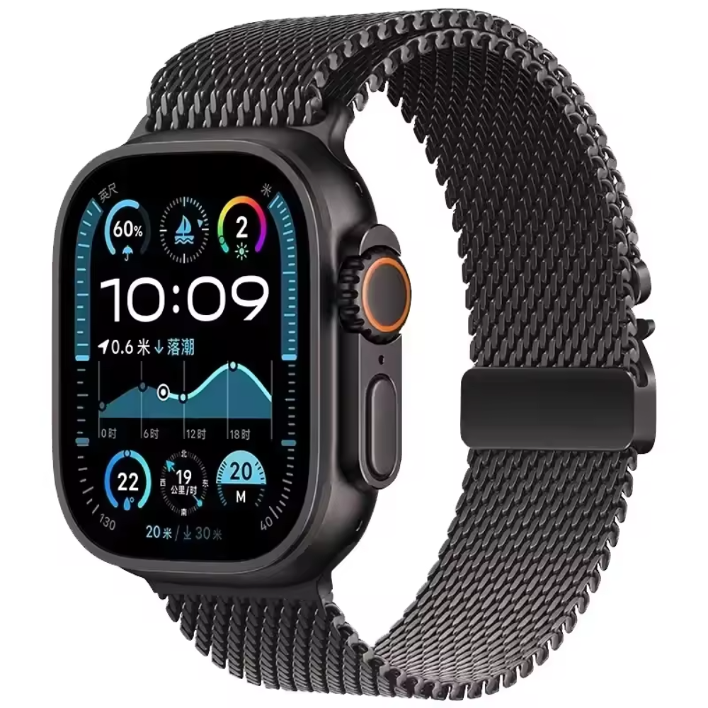 Titanium Milanese Loop Strap for Apple Watch