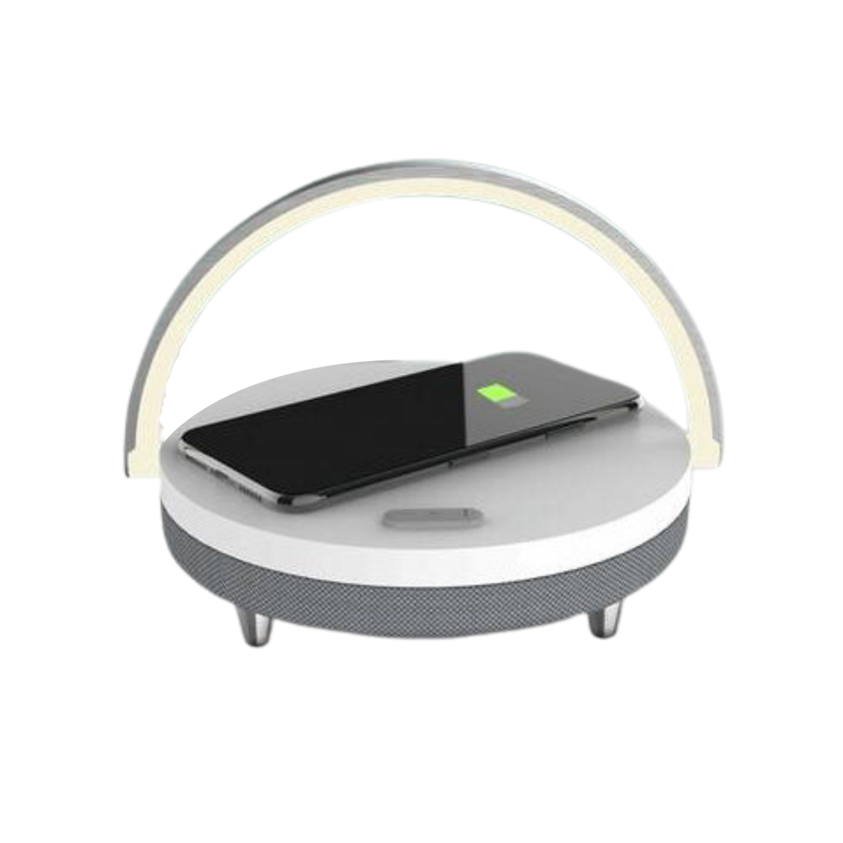 AuraCharge 3-in-1 LED Lamp | Bluetooth Speaker & Wireless Charger
