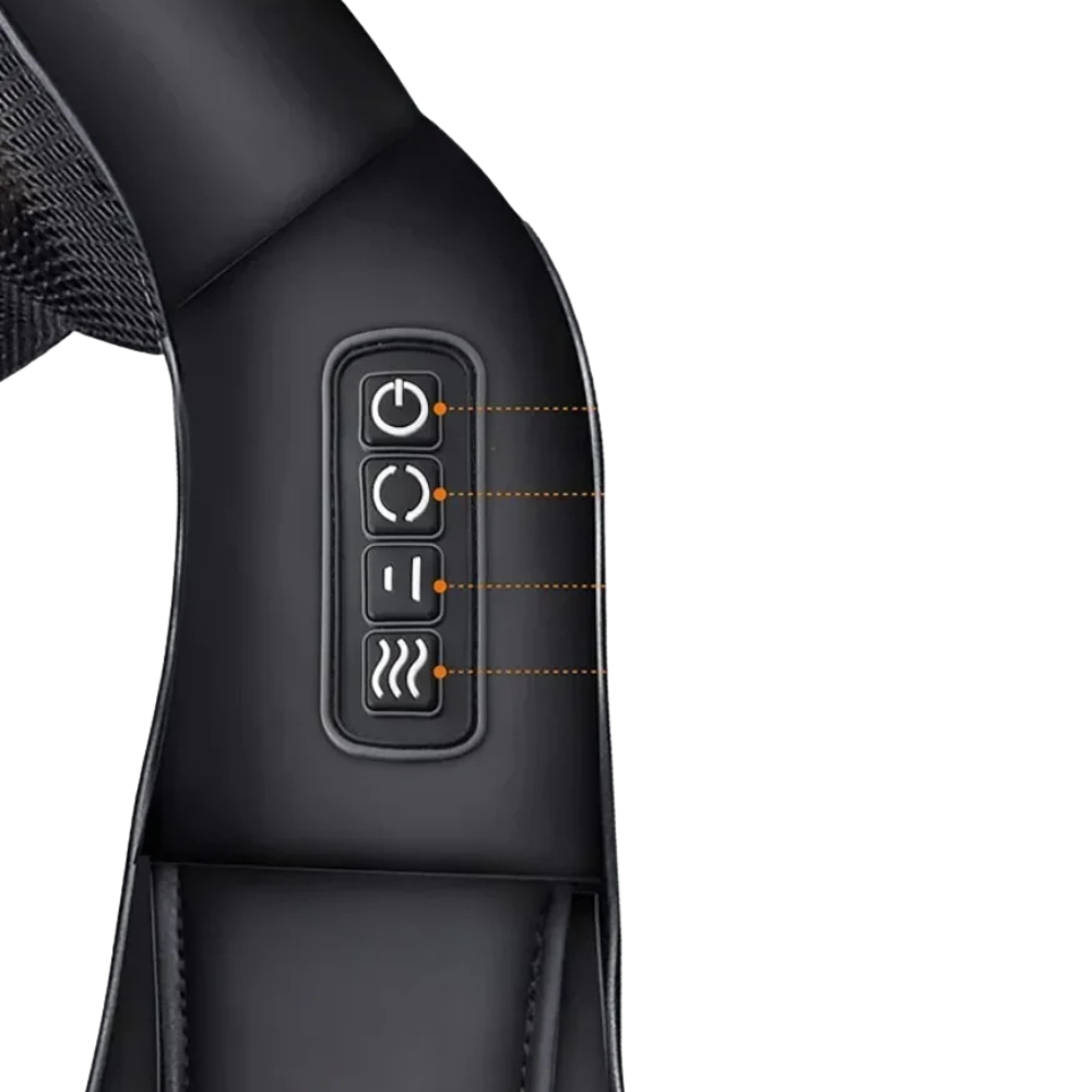 Electric Shiatsu Neck and Shoulder Massager with Heat