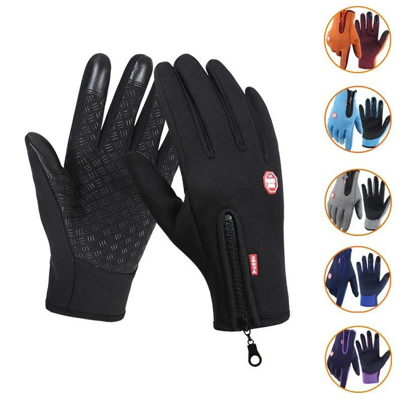 Warm Winter Gloves – Waterproof, Touchscreen, Velvet Lined for Men & Women


