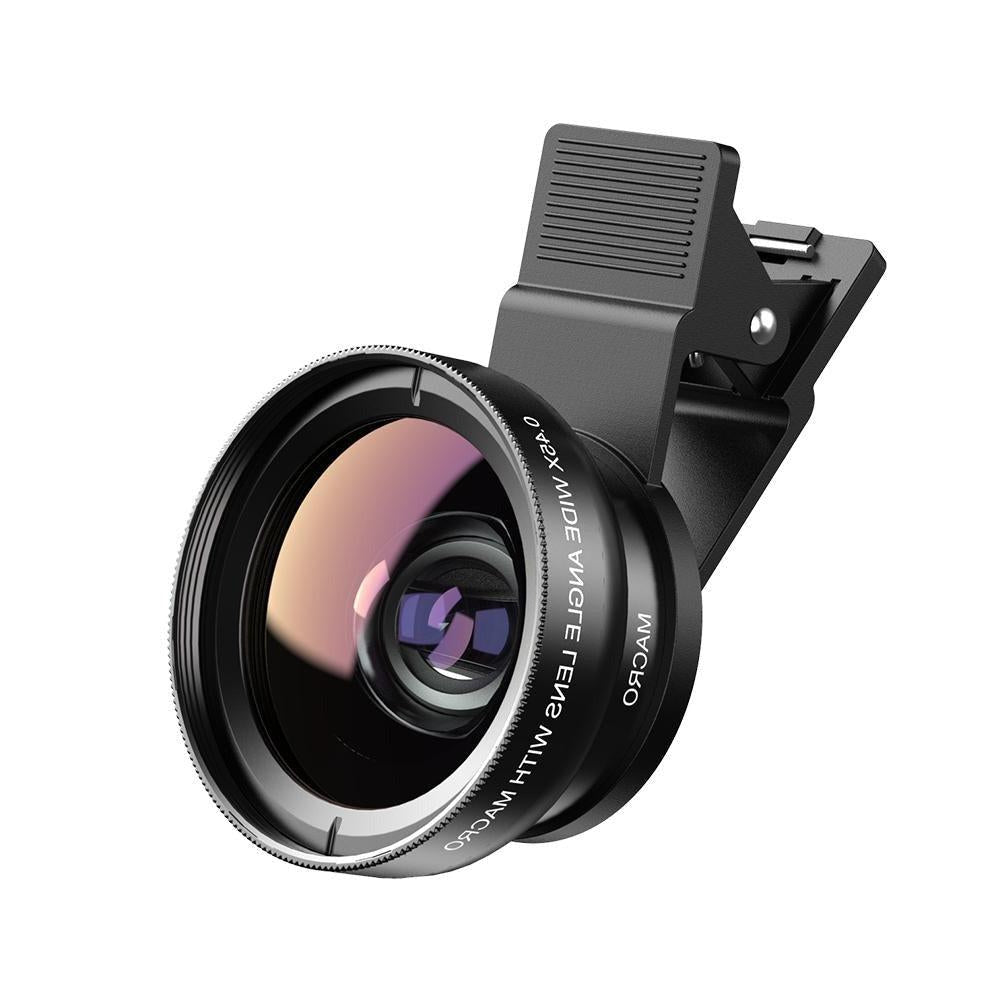 WideMax Smartphone Lens Kit – 0.45x Wide-Angle & 12.5x Macro Camera Lens

