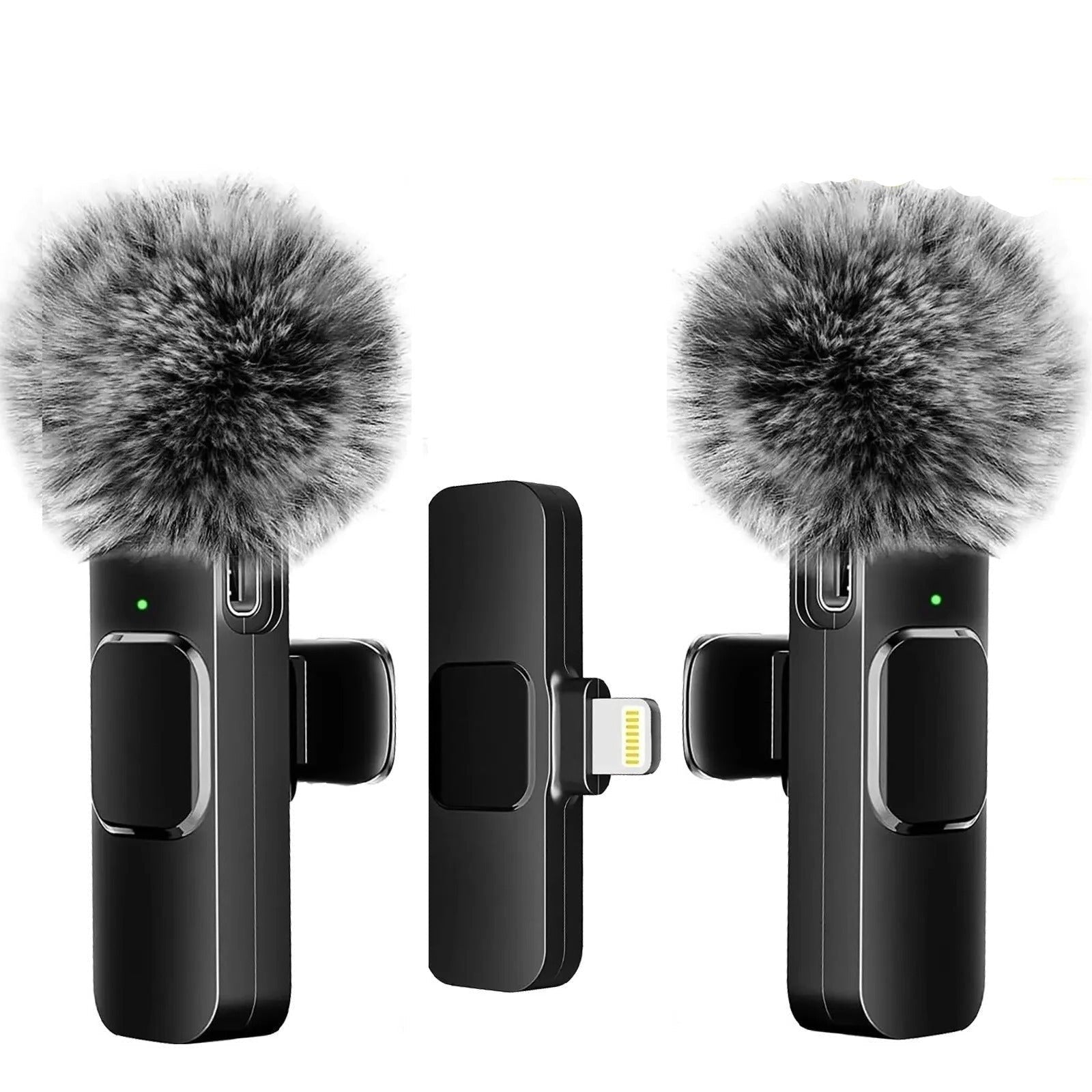 Wireless Lavalier Microphone with Noise Reduction for Smartphones


