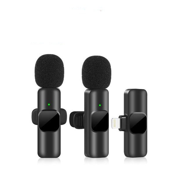 Wireless Mini Lavalier Mic for iPhone & Android

