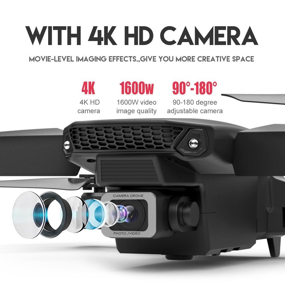 4K Foldable RC Drone with Dual Cameras & WiFi FPV