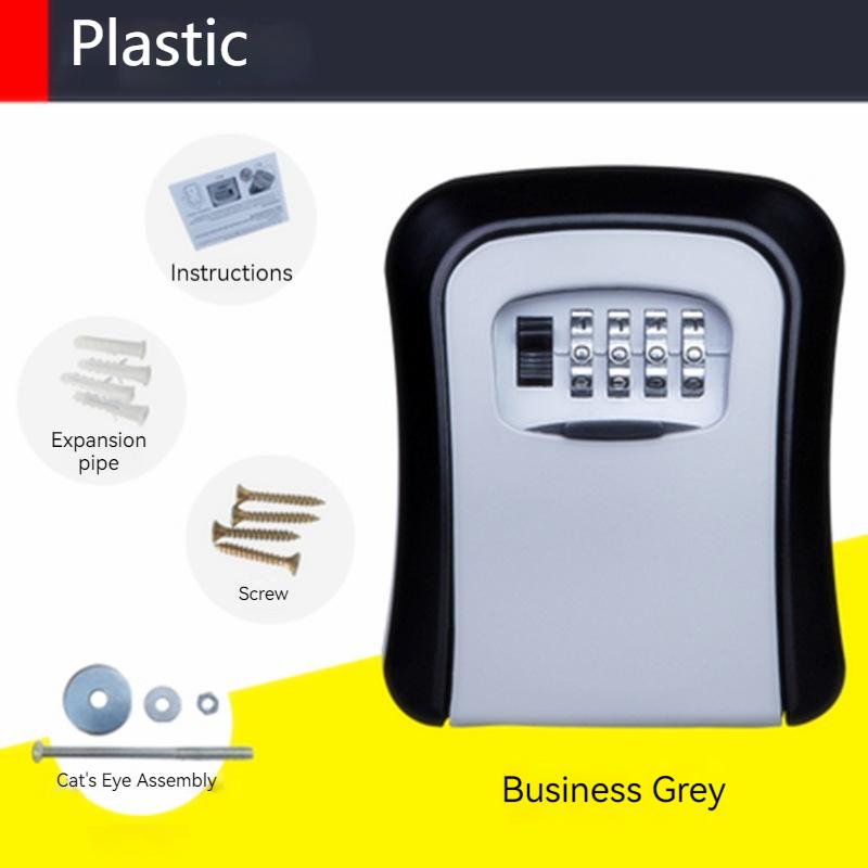 Wall Mount Key Lock Box with 4-Digit Code
