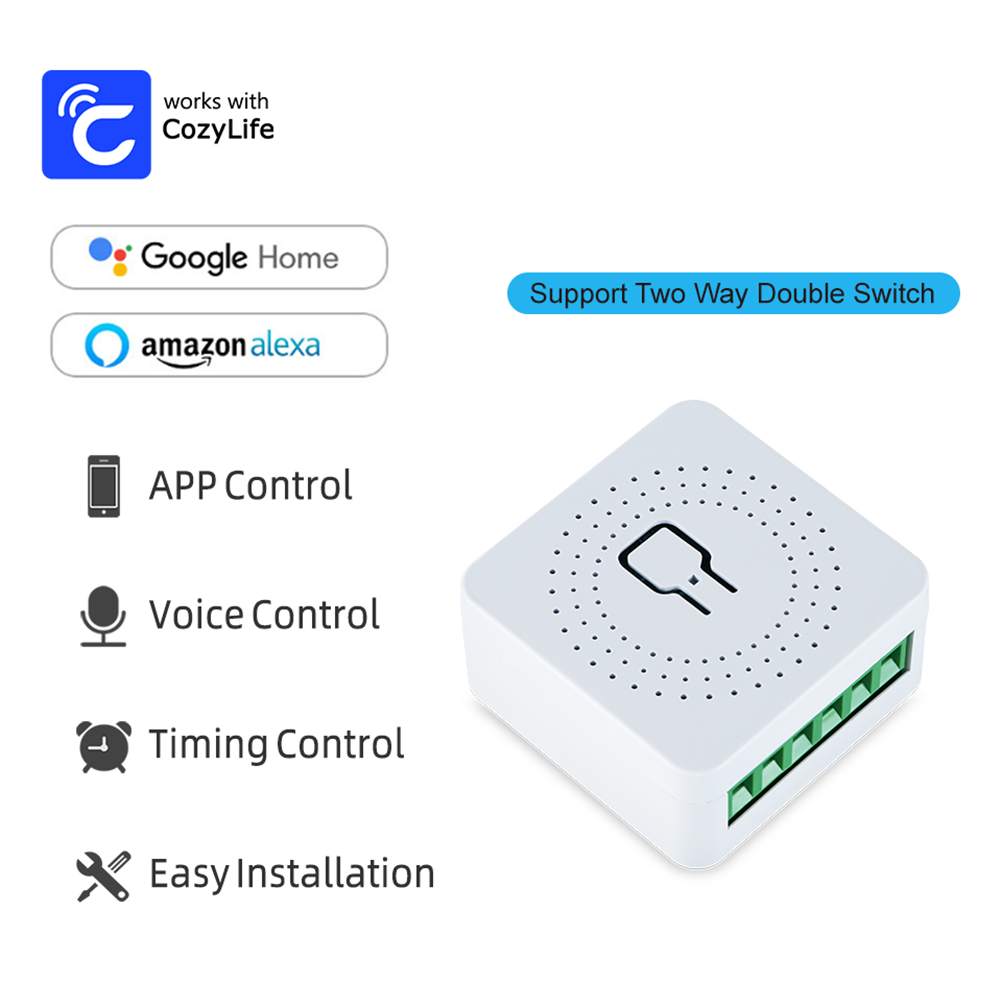 Mini WiFi Smart Switch with Timer & App Control