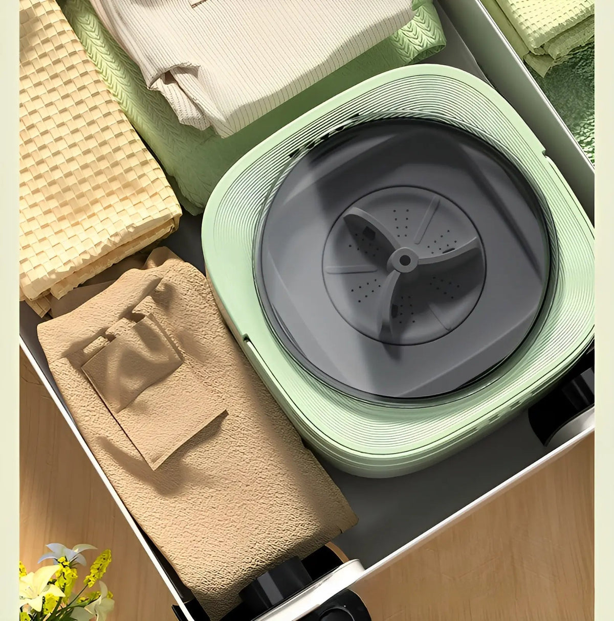 Pro Mini Washing Machine – Compact Portable Washer for Small Spaces