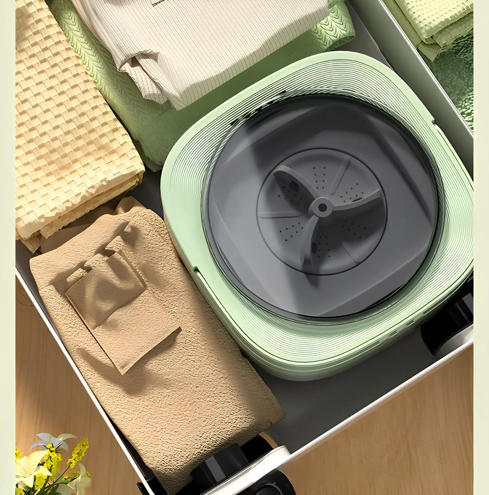 Pro Mini Washing Machine – Compact Portable Washer for Small Spaces