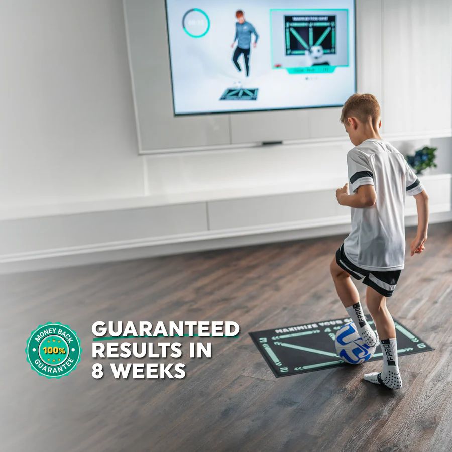 Football Training Mat with Video Drills Program