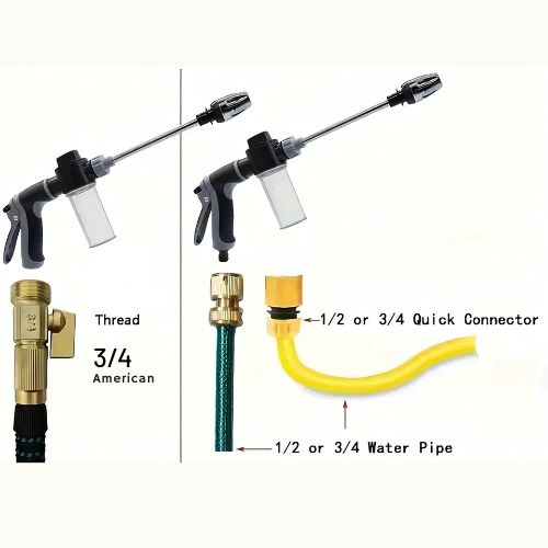 High Pressure Car Wash Water Gun Spray Nozzle