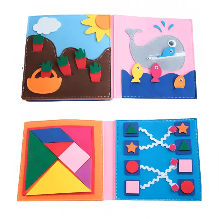 Montessori Learning Book – Interactive Educational Workbook for Kids