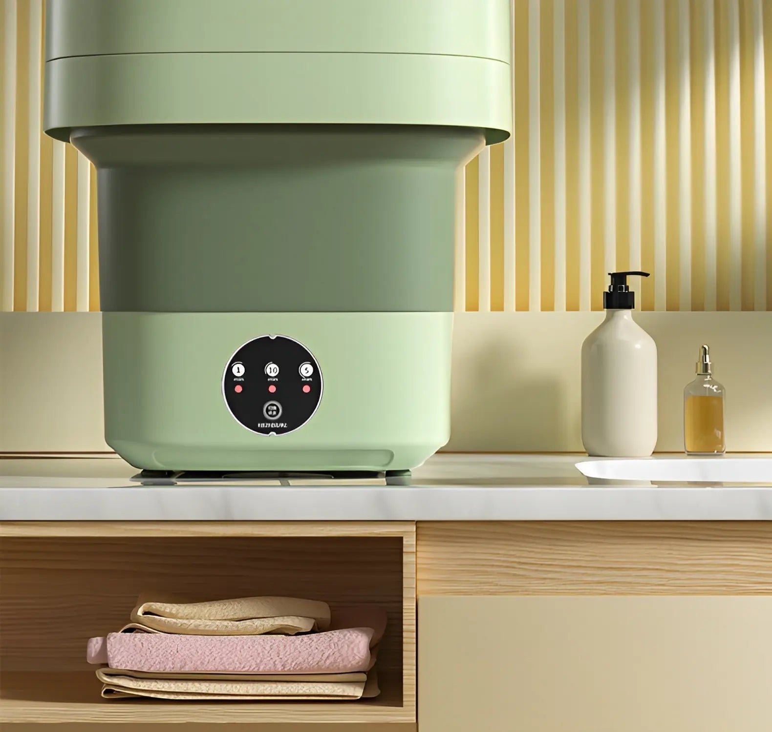 Pro Mini Washing Machine – Compact Portable Washer for Small Spaces