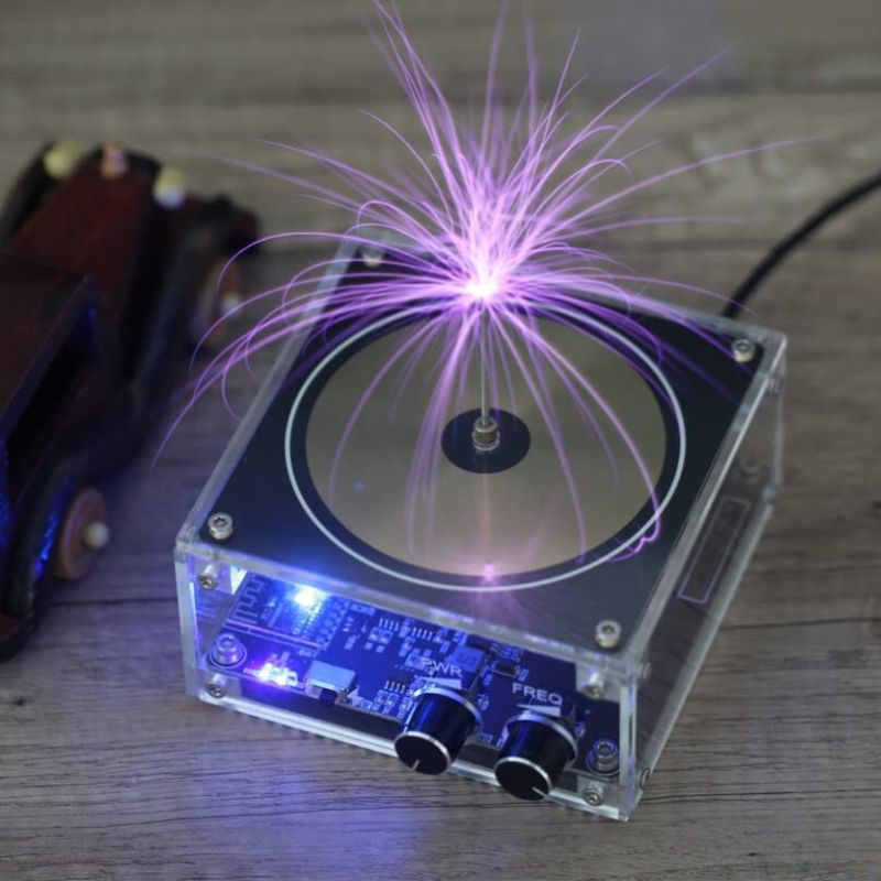 TeslaSpark Plasma Speaker | Lightning Music LED Display Device