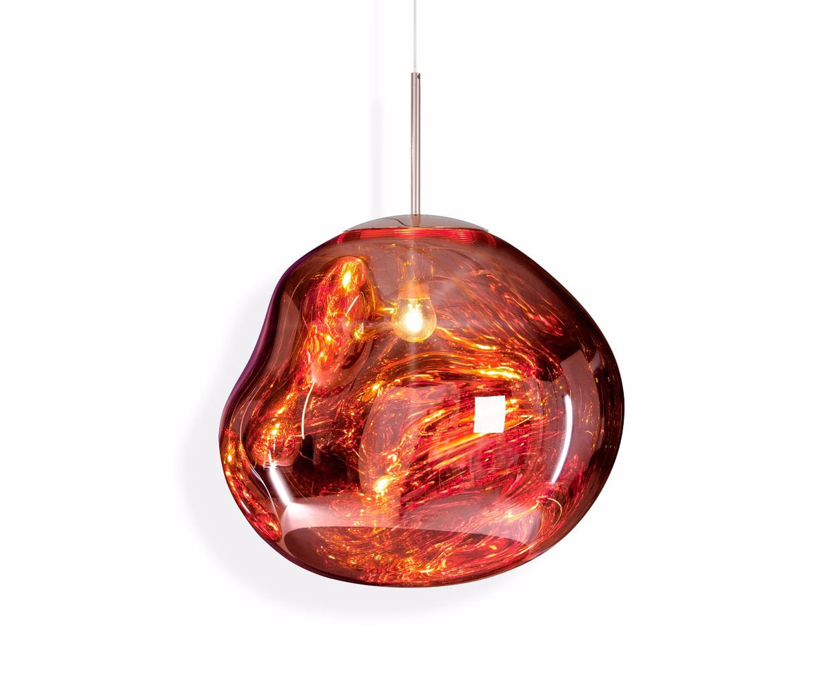 MoltenGlow Copper Bubble Pendant Light | Modern Melt Effect Ceiling Lamp