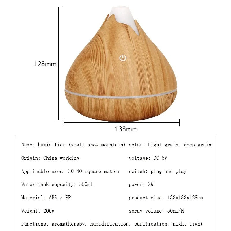 SereneMist 350ML Aromatherapy Essential Oil Diffuser