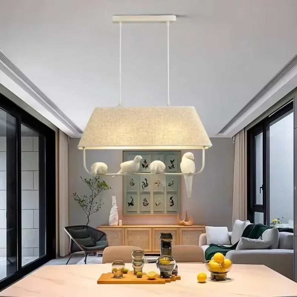NestAura Rattan Pendant Lamp | Scandinavian Ceiling Light for Living & Dining Room